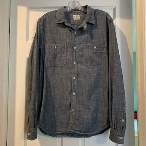 J. Crew Slim Fit Chambray Button Down Shirt